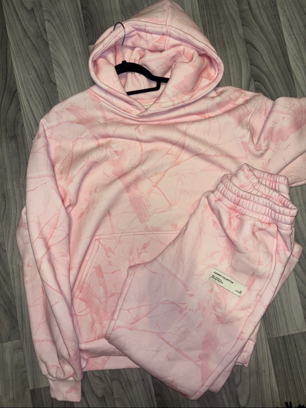 Pink camo Comfrt sweat set